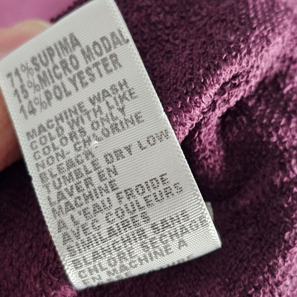 Standard James Perse Womens Raglan Sweatshirt Dress Size 1 Made in USA - Picture 8 of 9